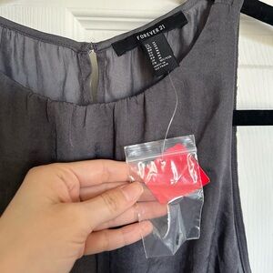 Forever 21 Charcoal Sleeveless Dress